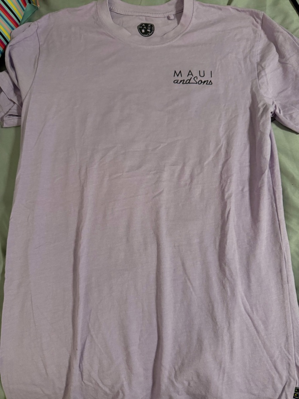 Maui and Sons Lavender Short-Sleeve Crew Tee